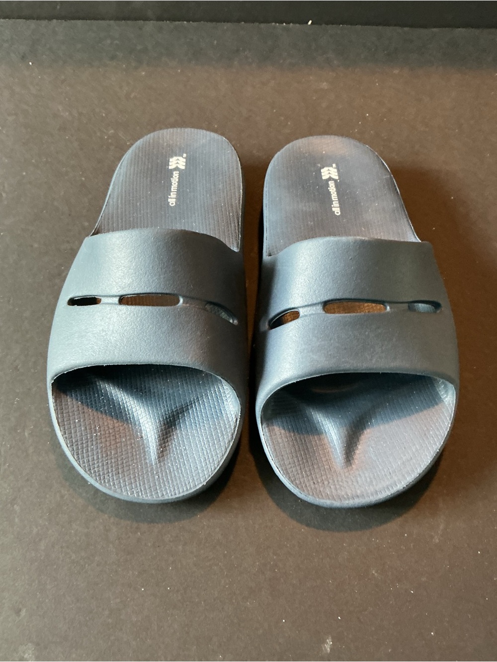 all in motion Navy Blue Kids Slide Sandals